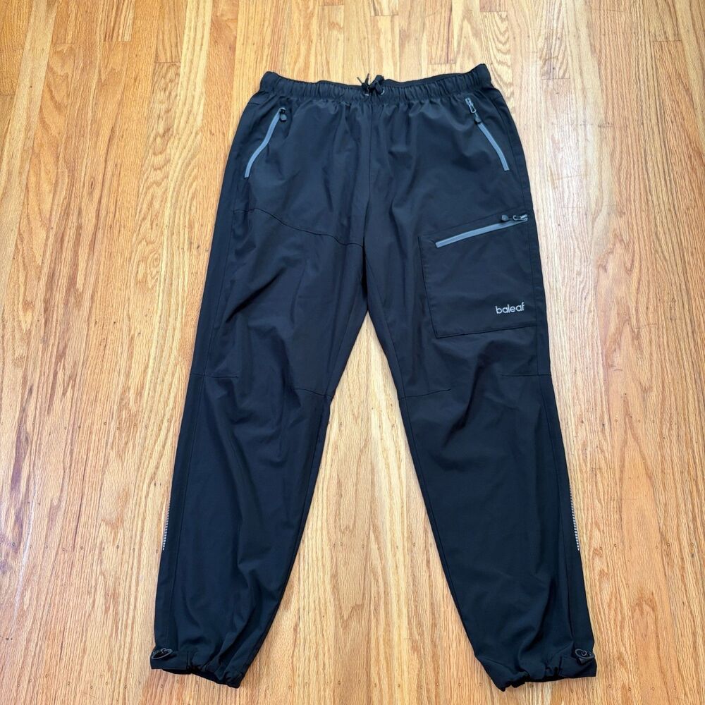 BALEAF Black Elastic Waist Quick Dry Hiking Pants Womens Size XL